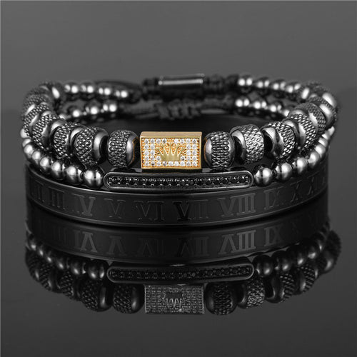 Load image into Gallery viewer, Multicolor option Tri-Stainless Steel Bracelet
