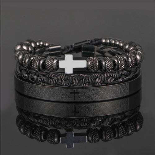 Load image into Gallery viewer, Multicolor option Tri-Stainless Steel Bracelet
