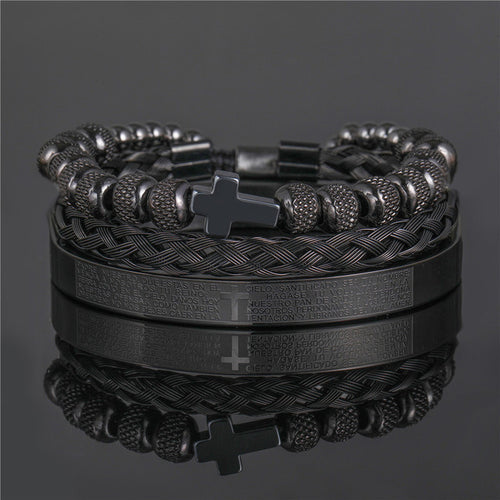 Load image into Gallery viewer, Multicolor option Tri-Stainless Steel Bracelet
